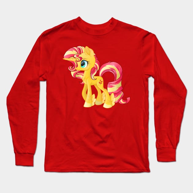 My Little Pony Sunset Shimmer Long Sleeve T-Shirt by SketchedCrow